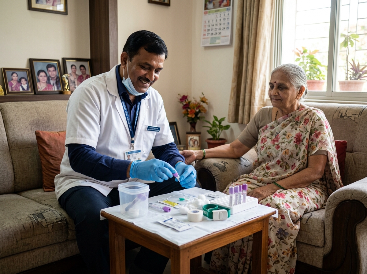 Home Blood Sample Collection in Jamshedpur